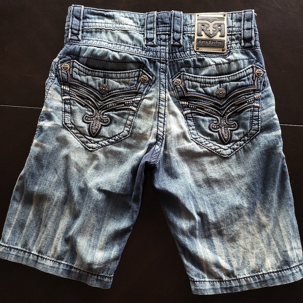 Men's Rock Revival Jean Shorts